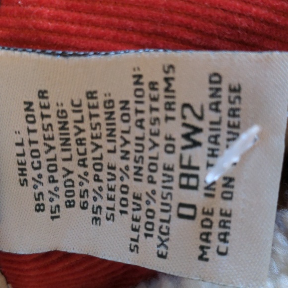 LLBean Men's XL Tall Corduroy Plush Lined Button Front Barn Chore Trucker Jacket - Picture 6 of 8